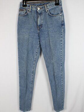 Calvin Klein Mom Jeans 4 High Rise Tapered Double Stone Wash 90s Vintage
